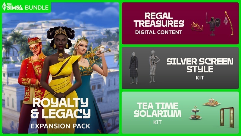 The Sims™ 4 Royalty & Legacy Grand Bundle Ends Mar 15