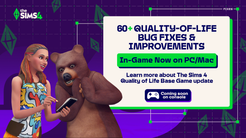 March 2026 Quality of Life Base Game Update