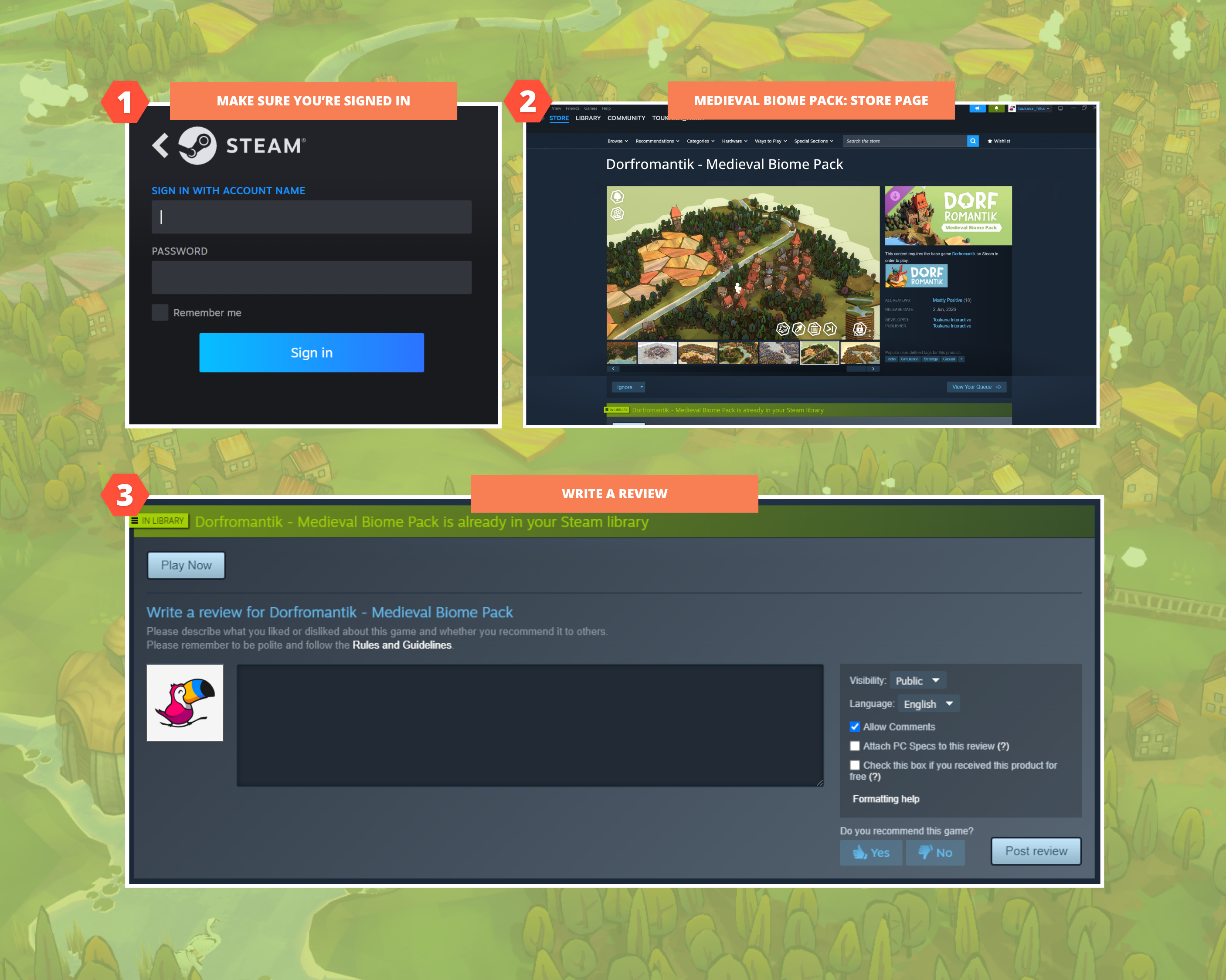 Steam post image