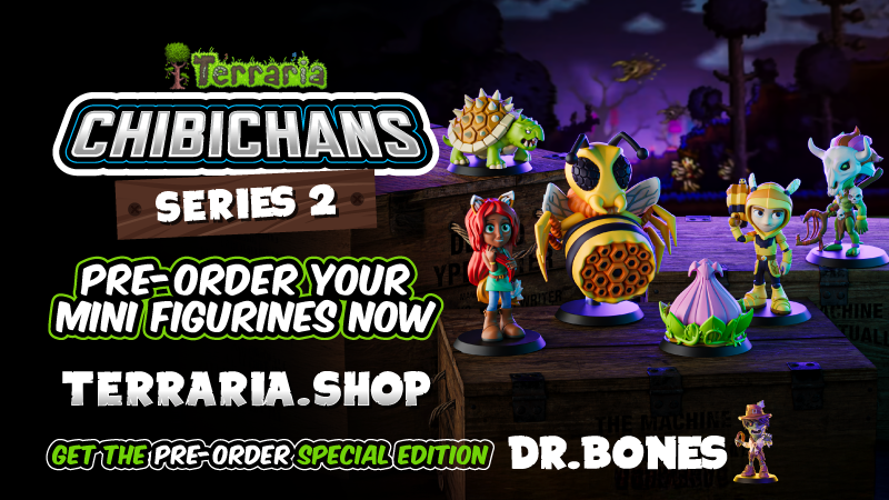 Terraria 综合动态 · Wave 2 of Terraria Chibichans - Preorders open until April 17