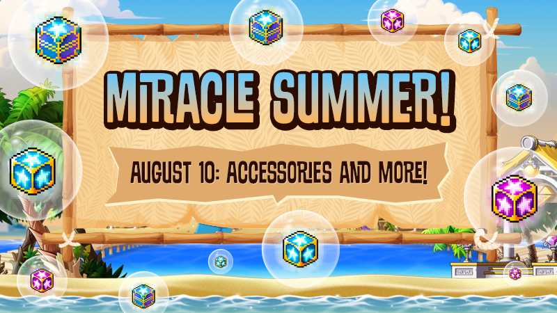 MapleStory - Miracle Summer - August 10 - Accessories/Emblems/Hearts ...