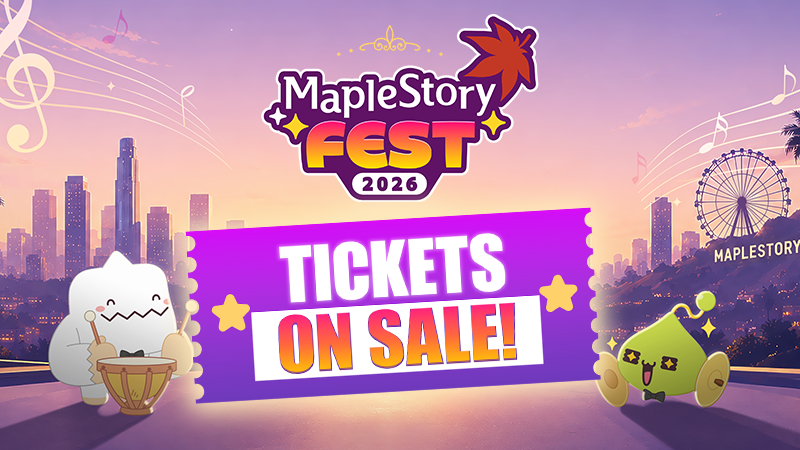 MapleStory Fest 2026 Tickets Now On Sale!