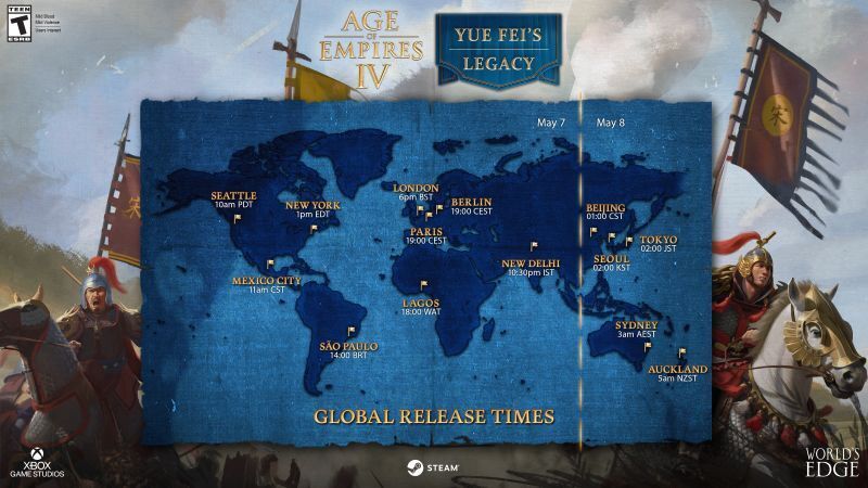 Find Out What Time Yue Fei's Legacy Launches in Your Area!