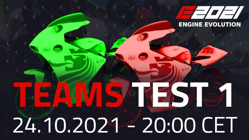 Engine Evolution 2021 - TEAMS TEST 1 - Steam News