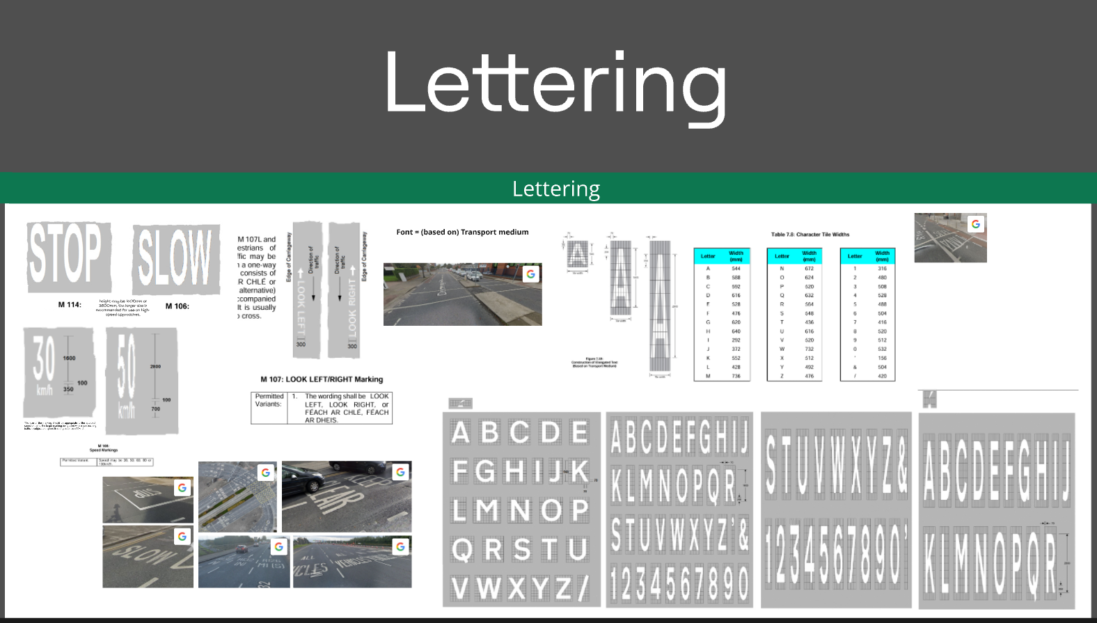Signage Technical Detail