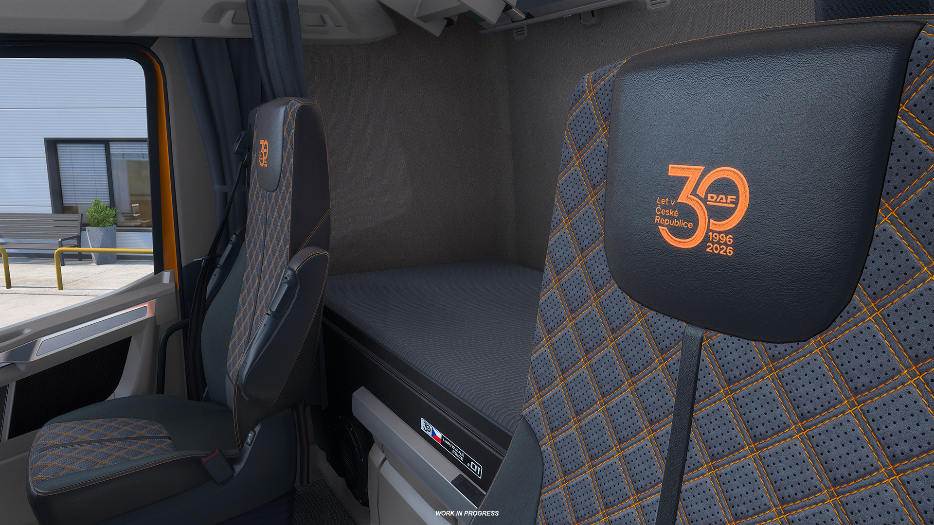 Anniversary interior seats