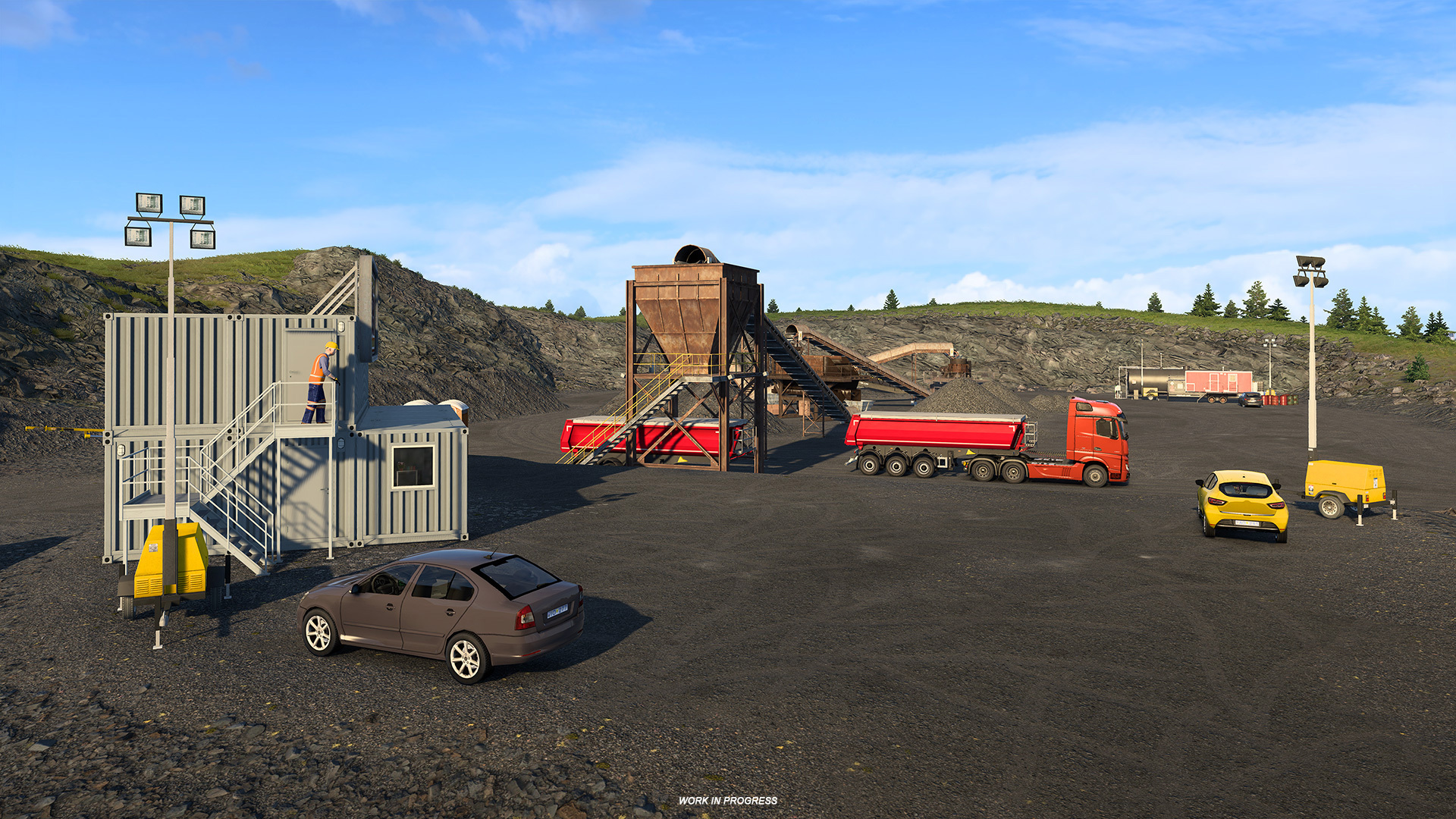 Icelandic quarry site