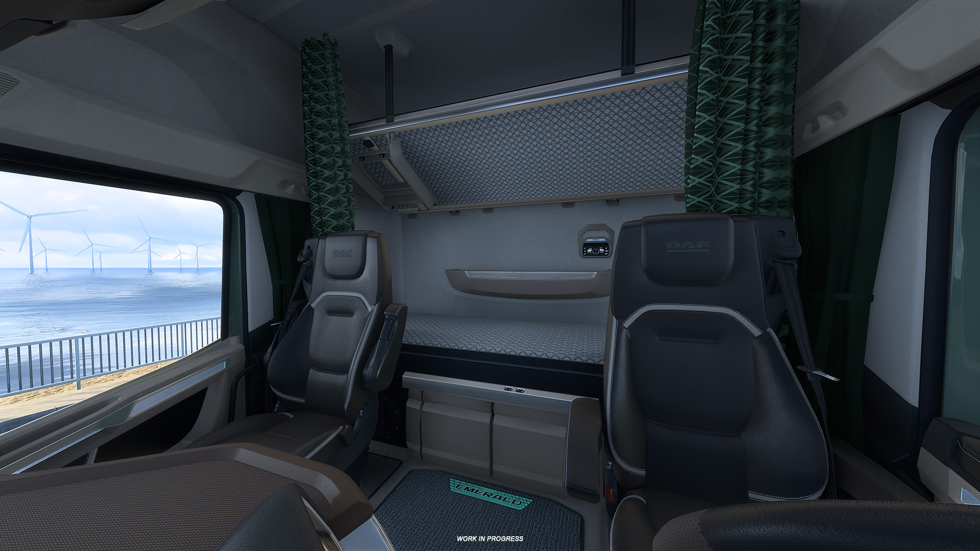 DAF XG+ Emerald Edition interior