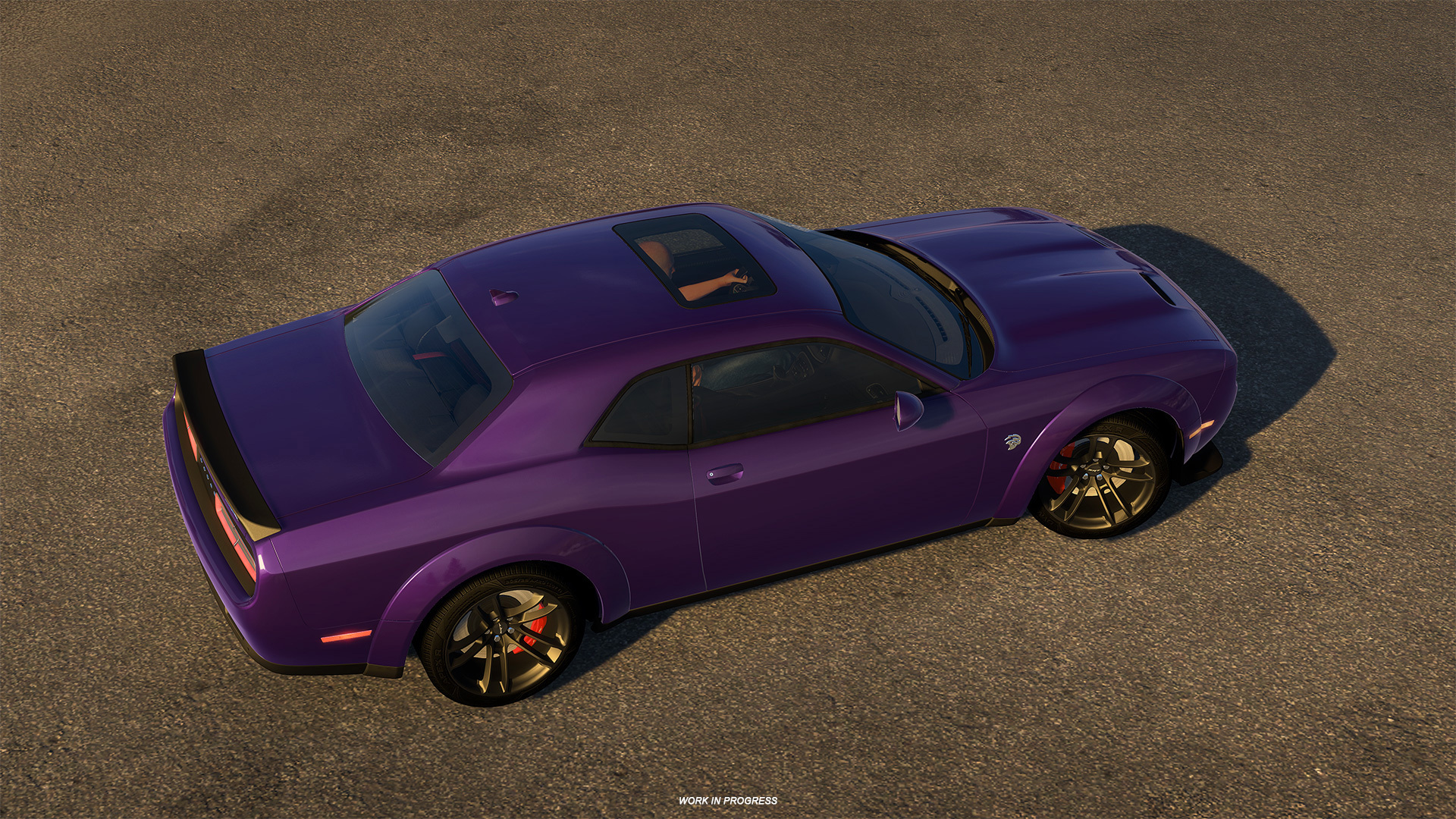 Challenger in Traffic