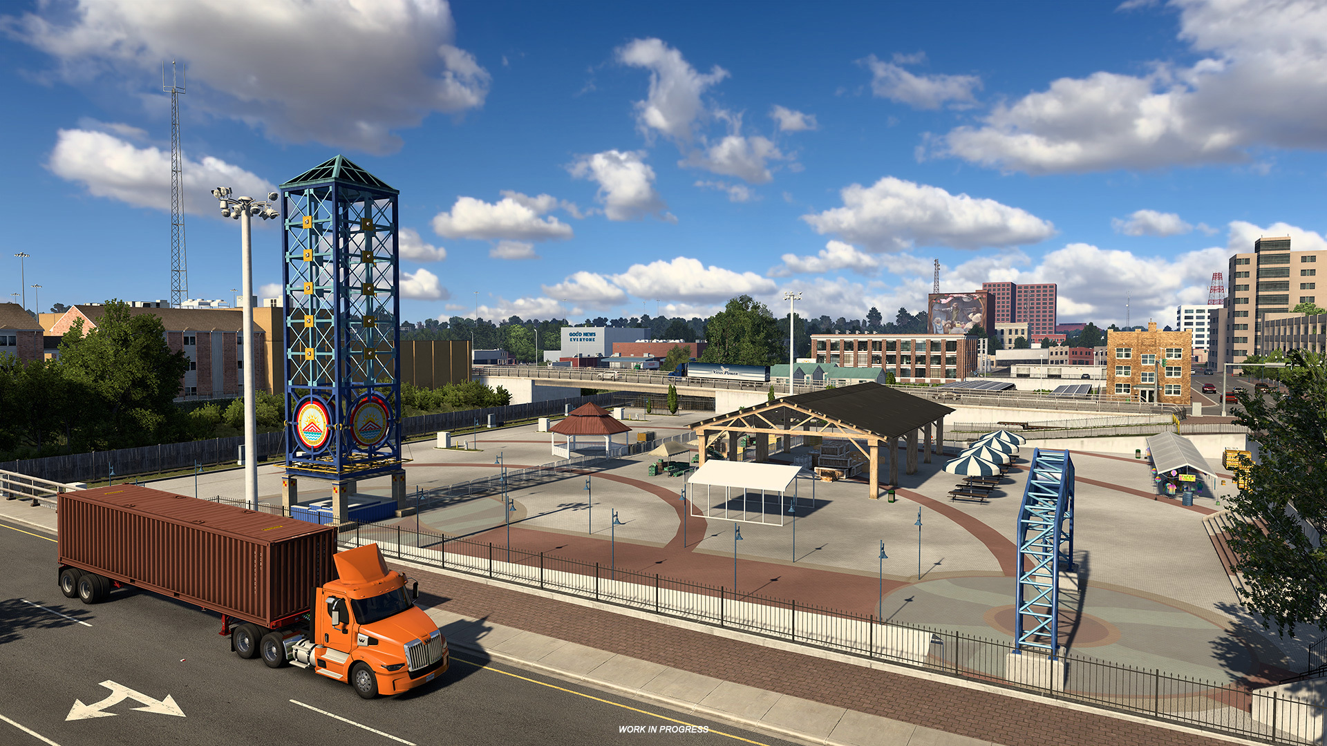 Tall building covered by a full-wall mural in Shreveport