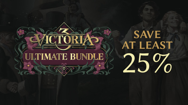 Victoria 3 Ultimate Bundle Updated!