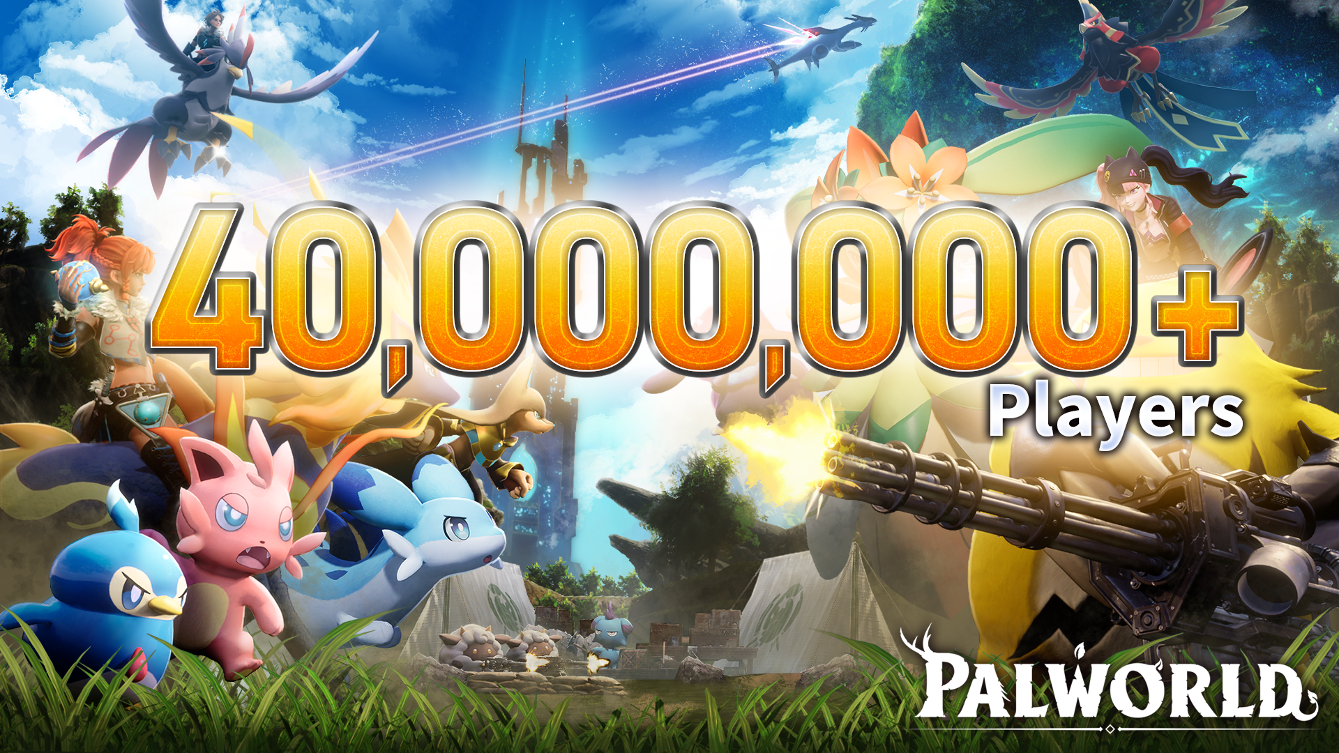 Palworld 40 million players milestone