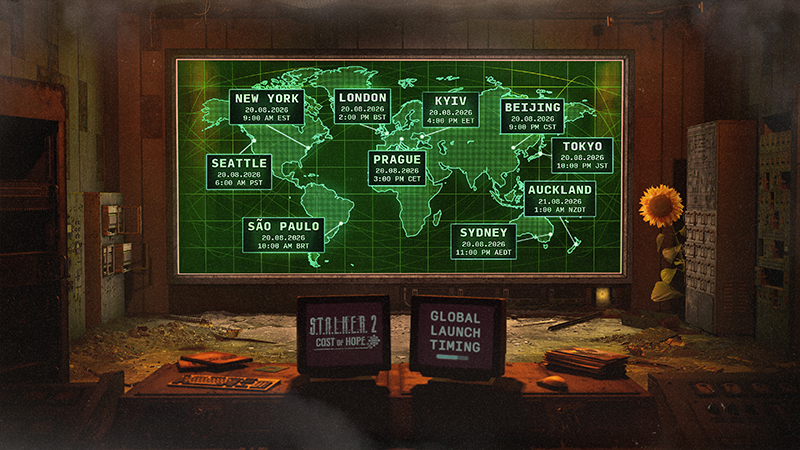 S.T.A.L.K.E.R. 2: Heart of Chornobyl — Release Time Map