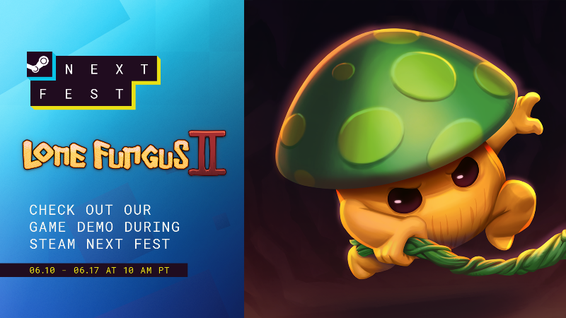 Lone Fungus - Lone Fungus 2 demo in STEAM NEXT FEST! - Steam News