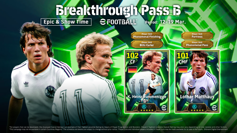 Epic & Show Time: Breakthrough Pass B