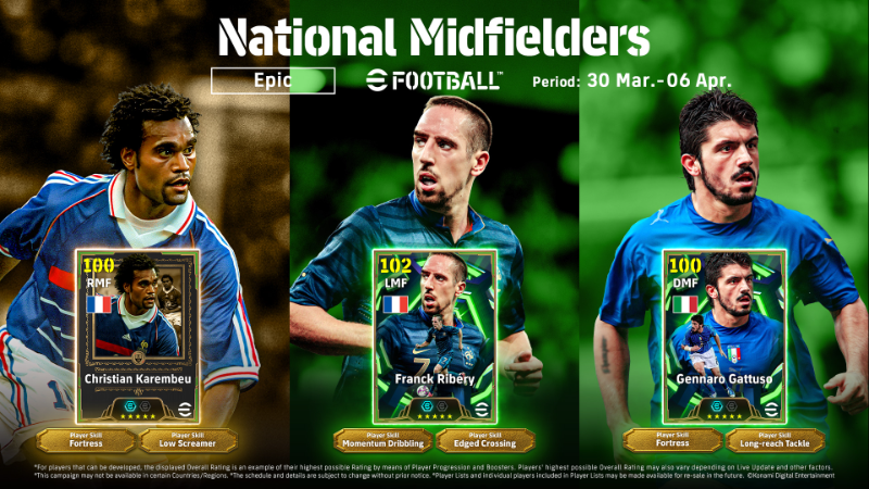 Epic: National Midfielders