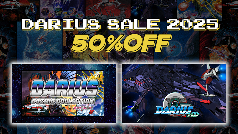 Steamで50% OFF：ダライアス コズミックコレクション アーケード