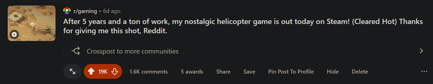 Steam post image