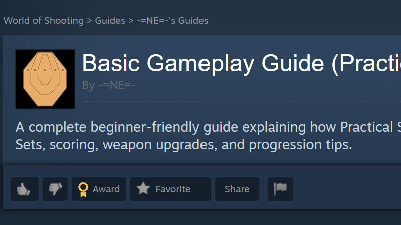 World of Shooting - Basic Gameplay Guide (Practical Shooting) has been ...