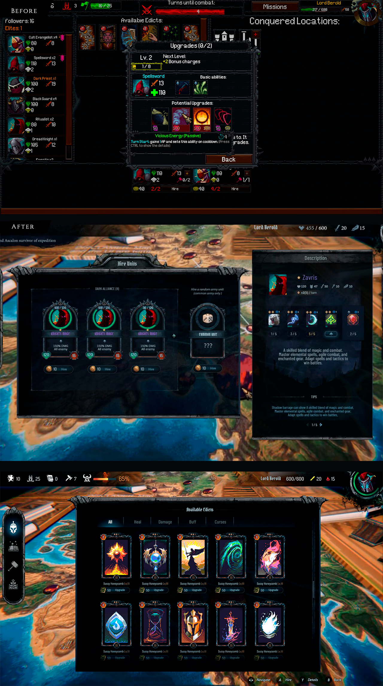 Light Rework > Lighting rework.
