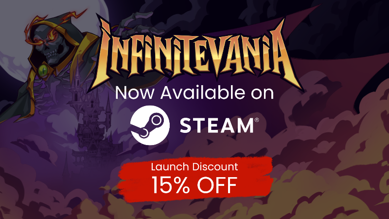 Infinitevania is now available on Steam!