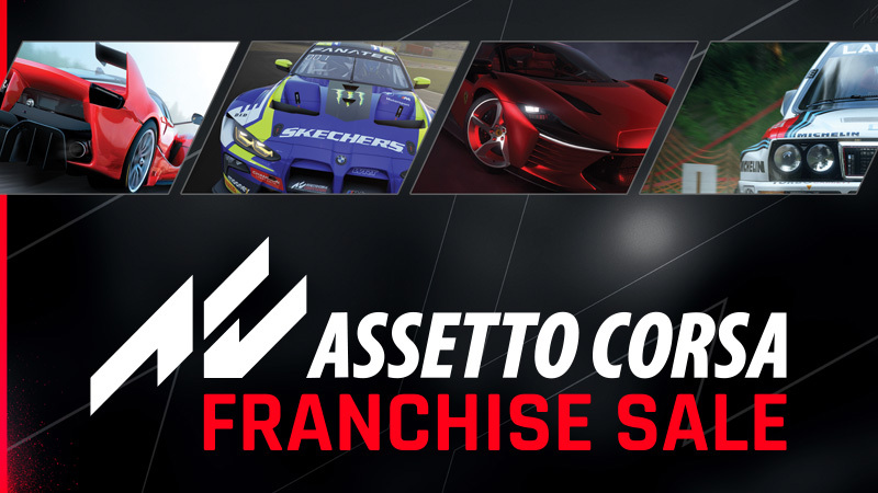 ASSETTO CORSA FRANCHISE SALE IS LIVE NOW!