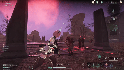 Enemy encounter gif from Lunar Revelry
