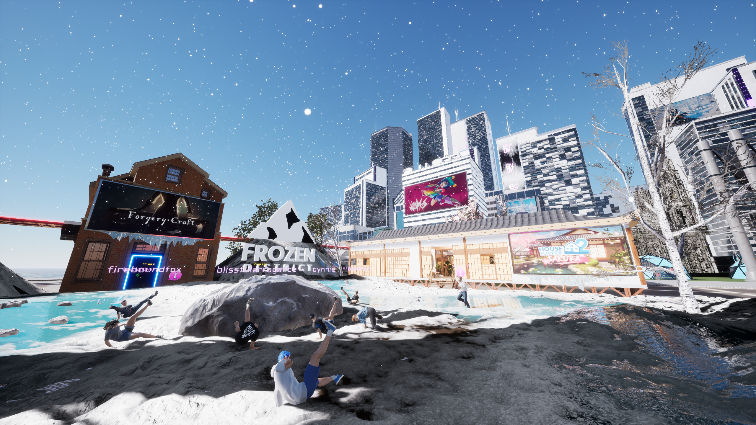 Frozen District Booth