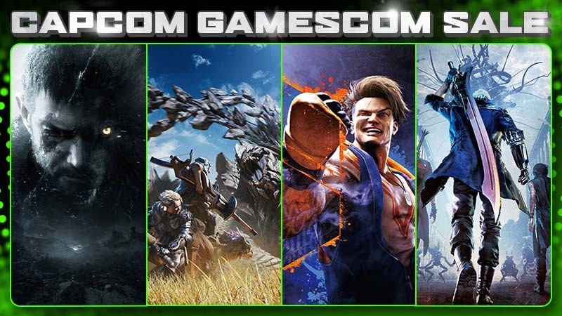 Крупные хиты Capcom по специальным ценам на распродаже gamescom! Крупные хиты Capcom по специальным ценам на распродаже gamescom!