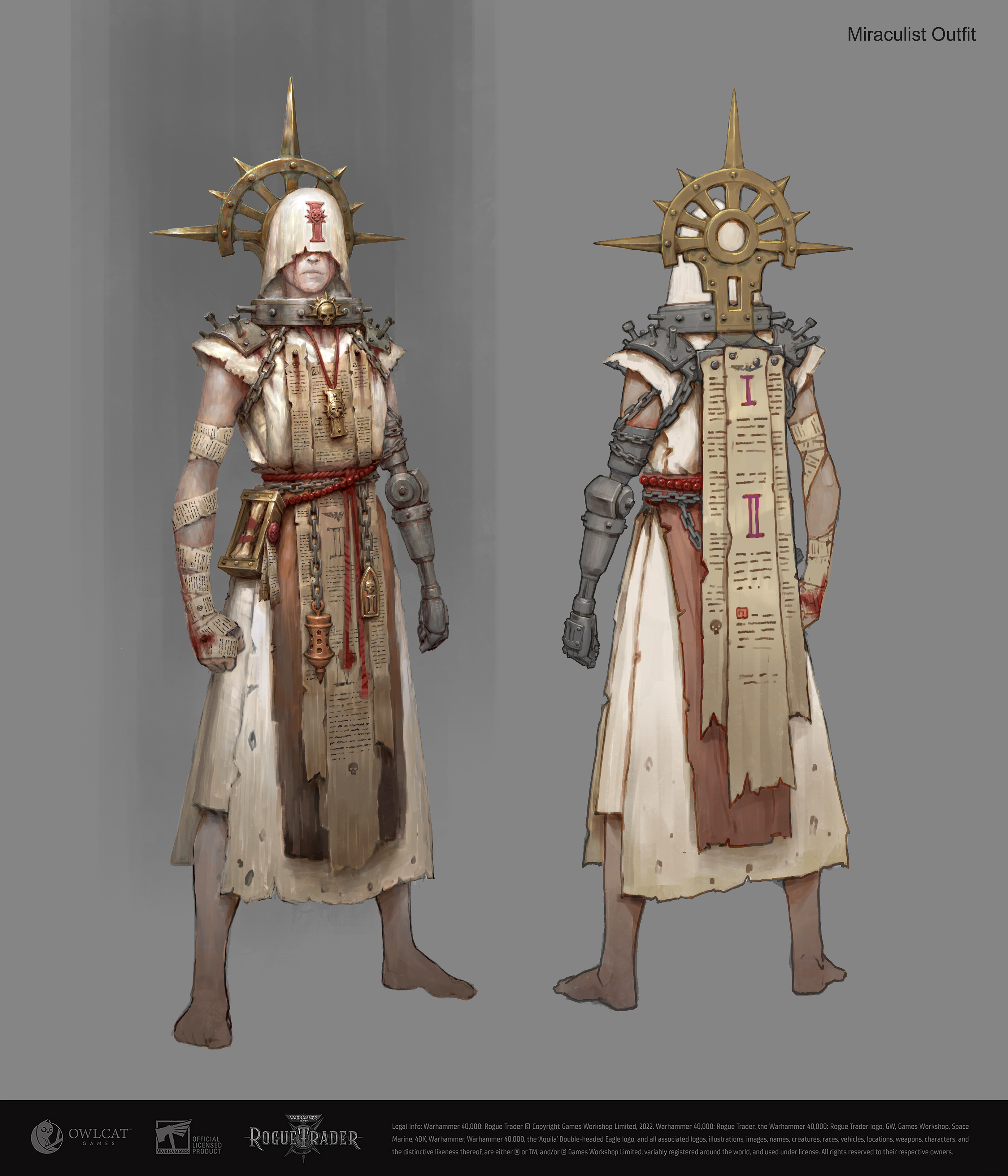 NEWS - Warhammer 40,000 : Rogue Trader : Le DLC Processional of the Damned reporté à décembre 1 Stella, la Miraculiste de Processional of the Damned