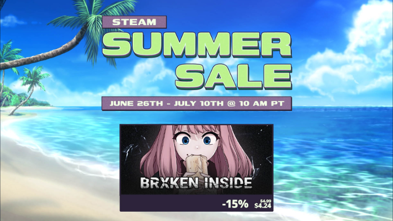 Brxken BRXKEN INSIDE - Save 15% on BRXKEN INSIDE and other games! - Steam News