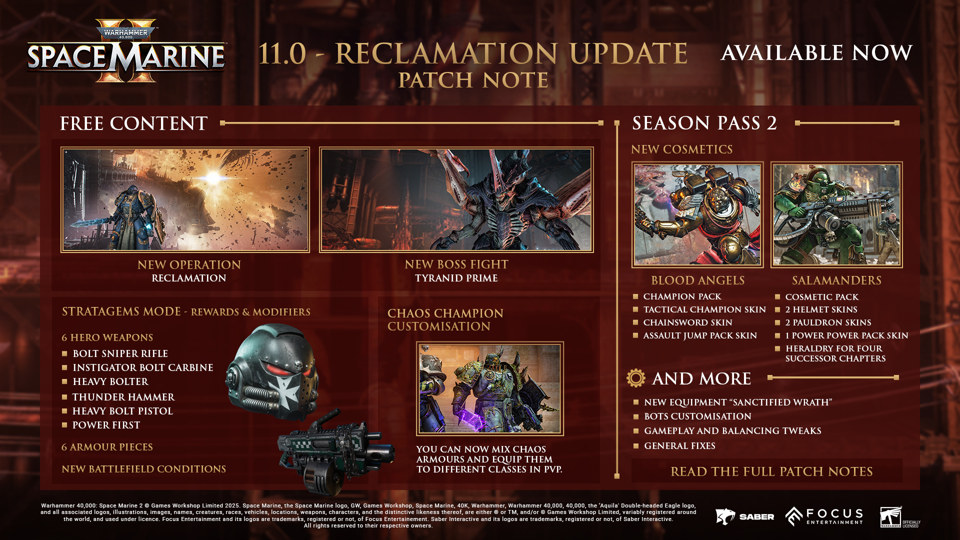 Space Marine 2 Patch 11 image