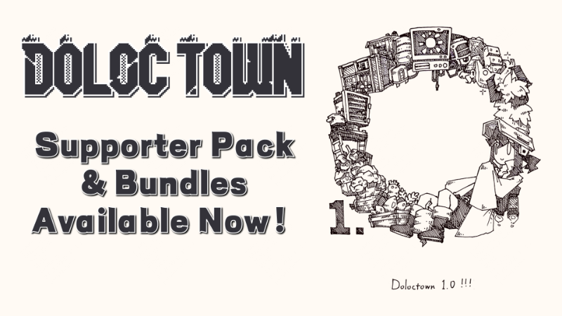 Doloc Town Supporter Pack Now Available!