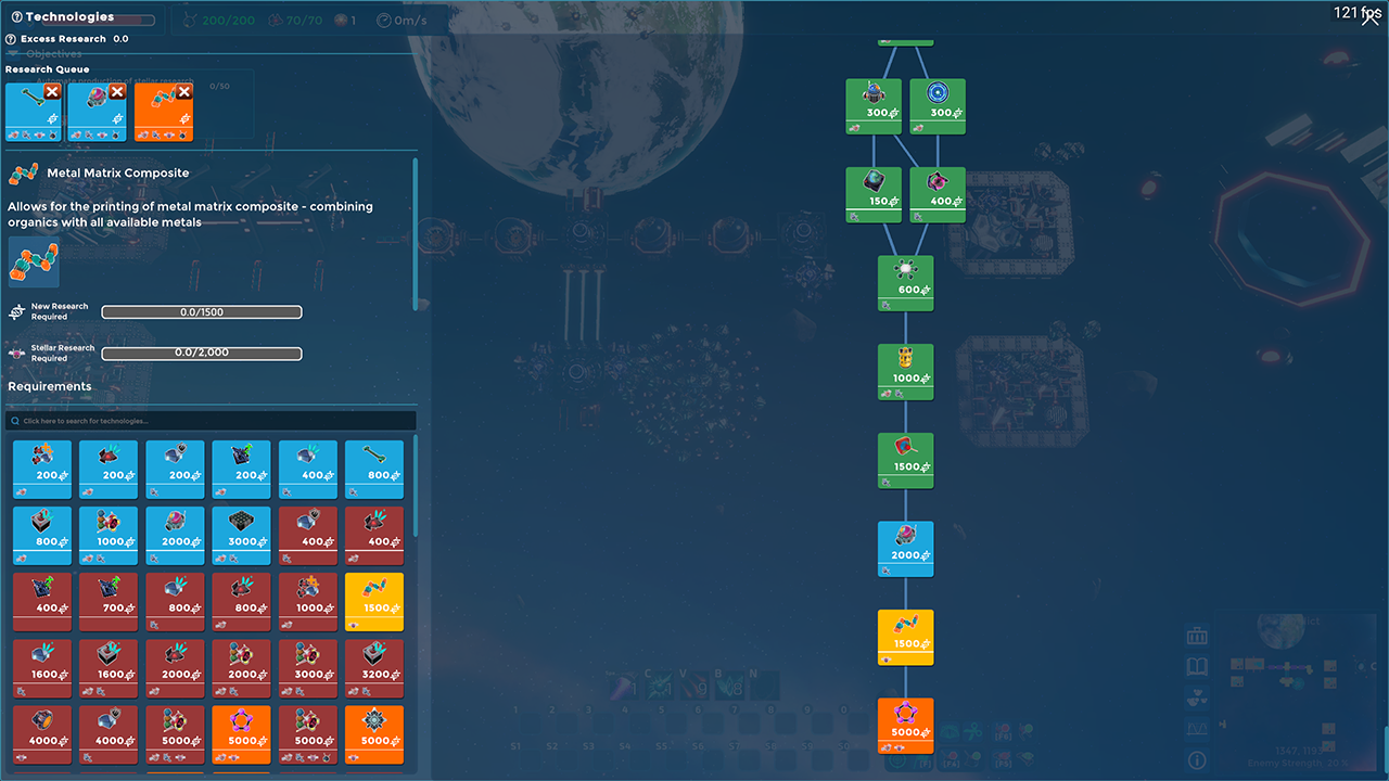 Nodebuster Tech Tree Blueprints in the Hotbar