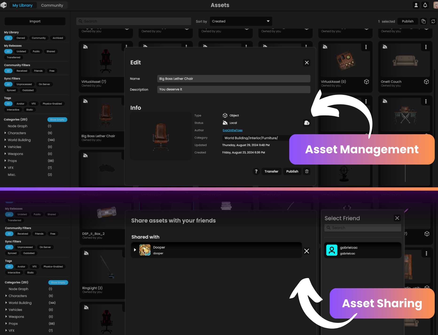 Community Sharing is Here: Upload, Publish, and Share your assets and ...