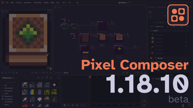 Pixel Composer - 1.18.10 beta - Steam News