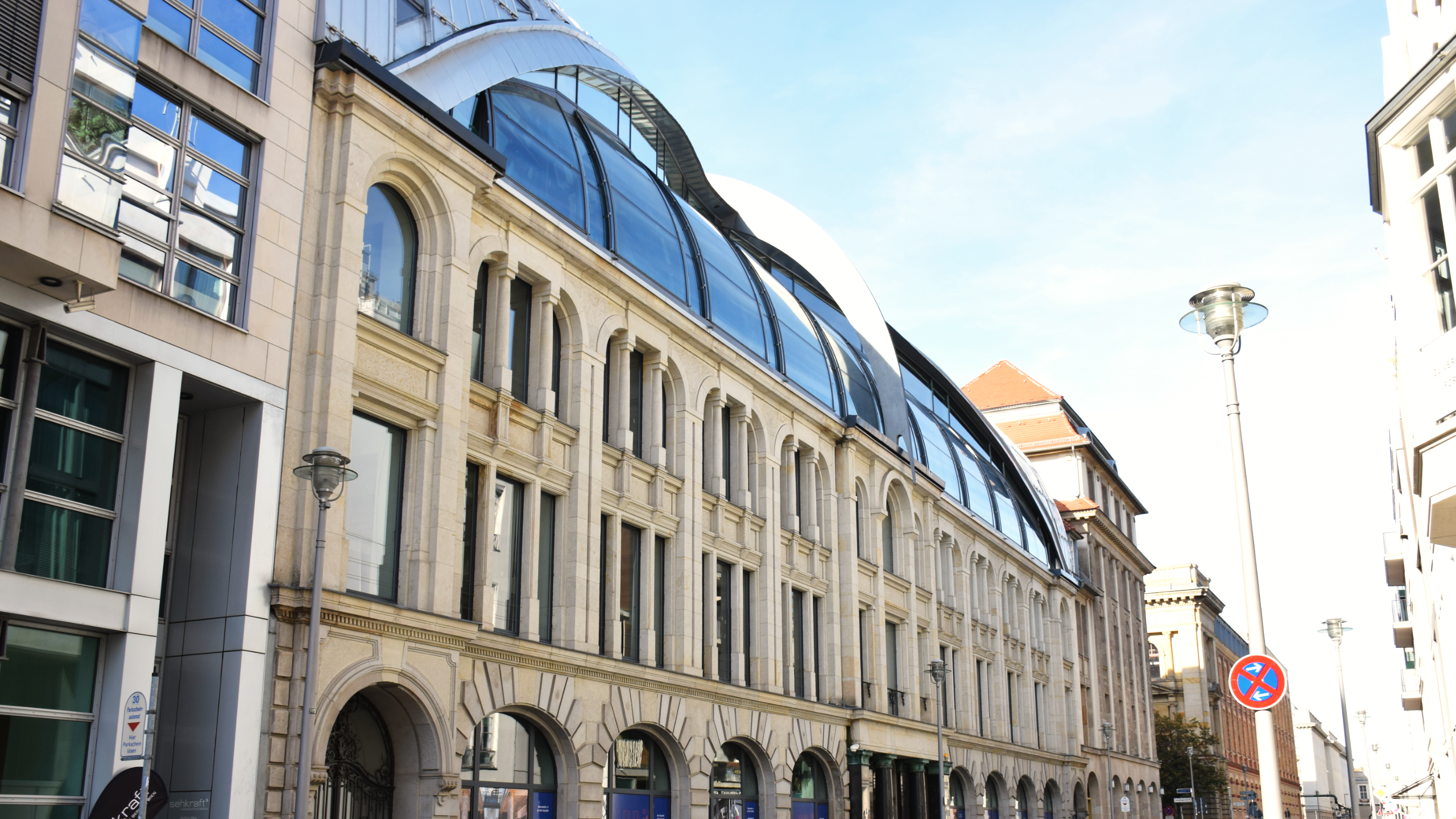 Modern and Historic Clash