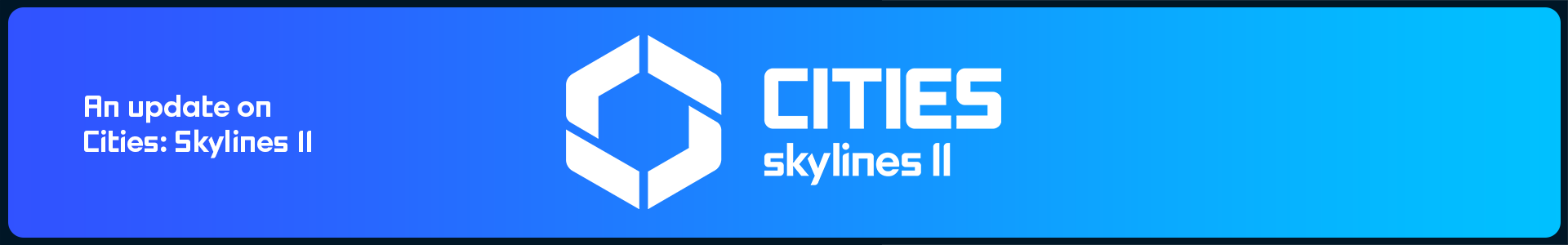 Cities: Skylines II - key art