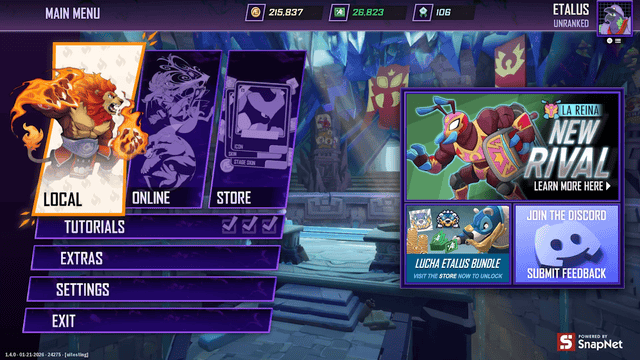 Cosmetics Menu Rivals Menu Makeover - Patch 1.5.2 Notes · Rivals of Aether II update for 22 ...