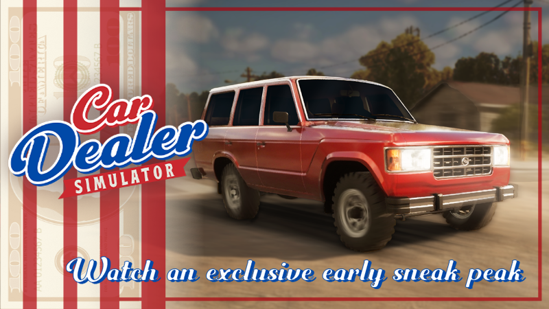 Car Dealer Simulator - Join Us Live – Sneak Peek Into Our Game ...