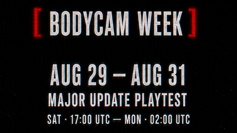 Bodycam Major Update Launch and Playtest Schedule Outlined