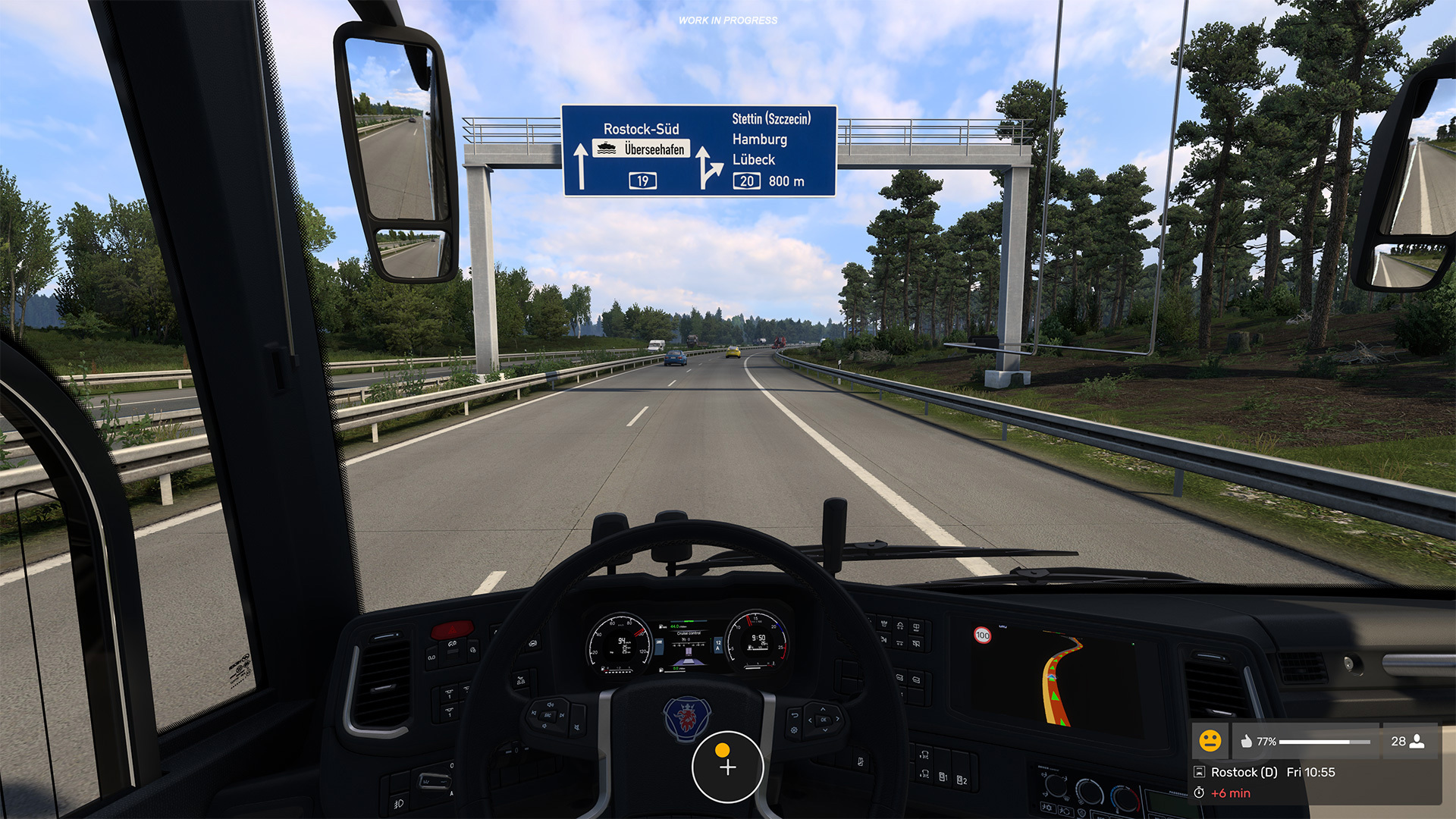 Driving Coach on European Highway