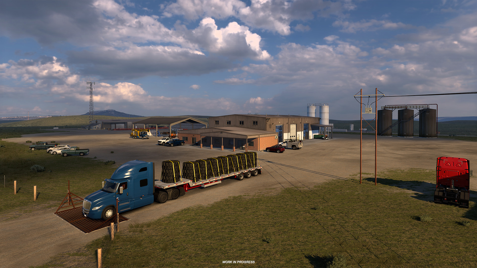 Highway view across South Dakota