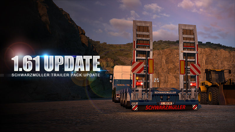 Обновление 1.61 для ETS2: расширение пакета прицепов Schwarzmüller Обновление 1.61 для ETS2: расширение пакета прицепов Schwarzmüller