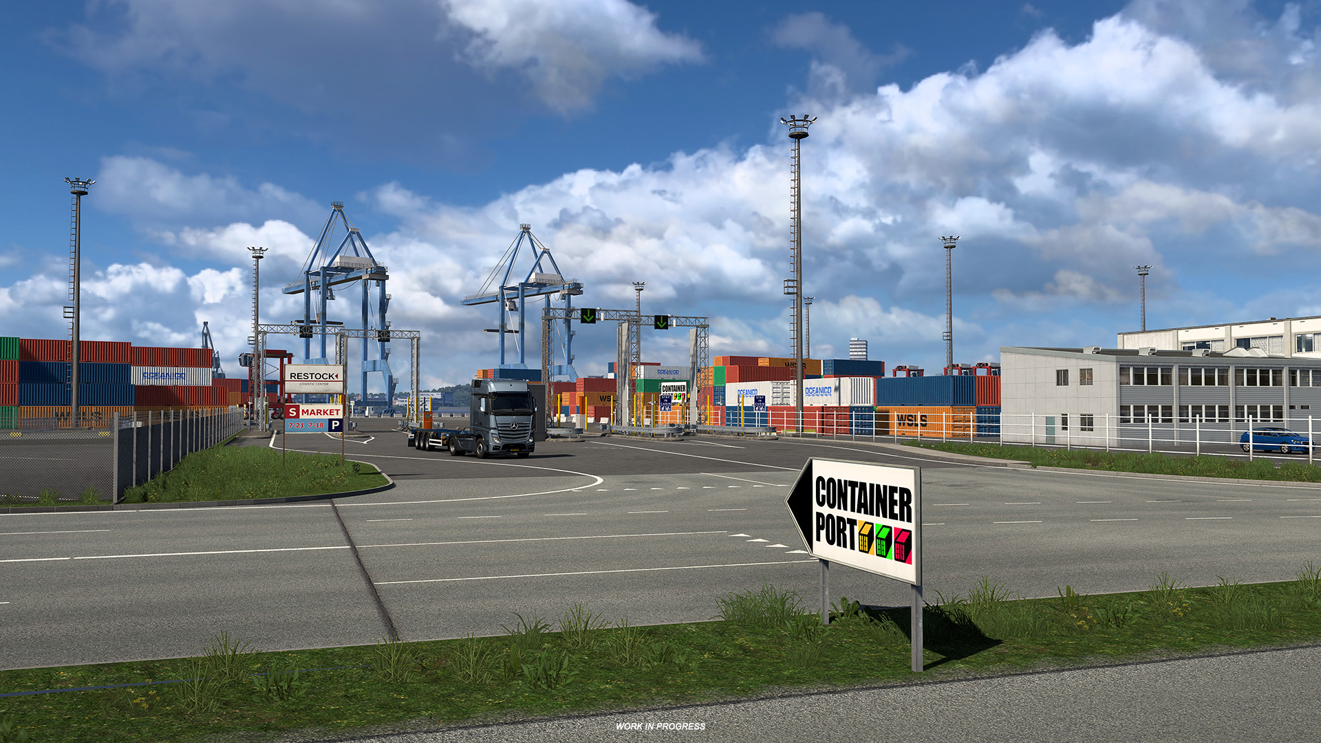 Port of Aarhus in ETS2