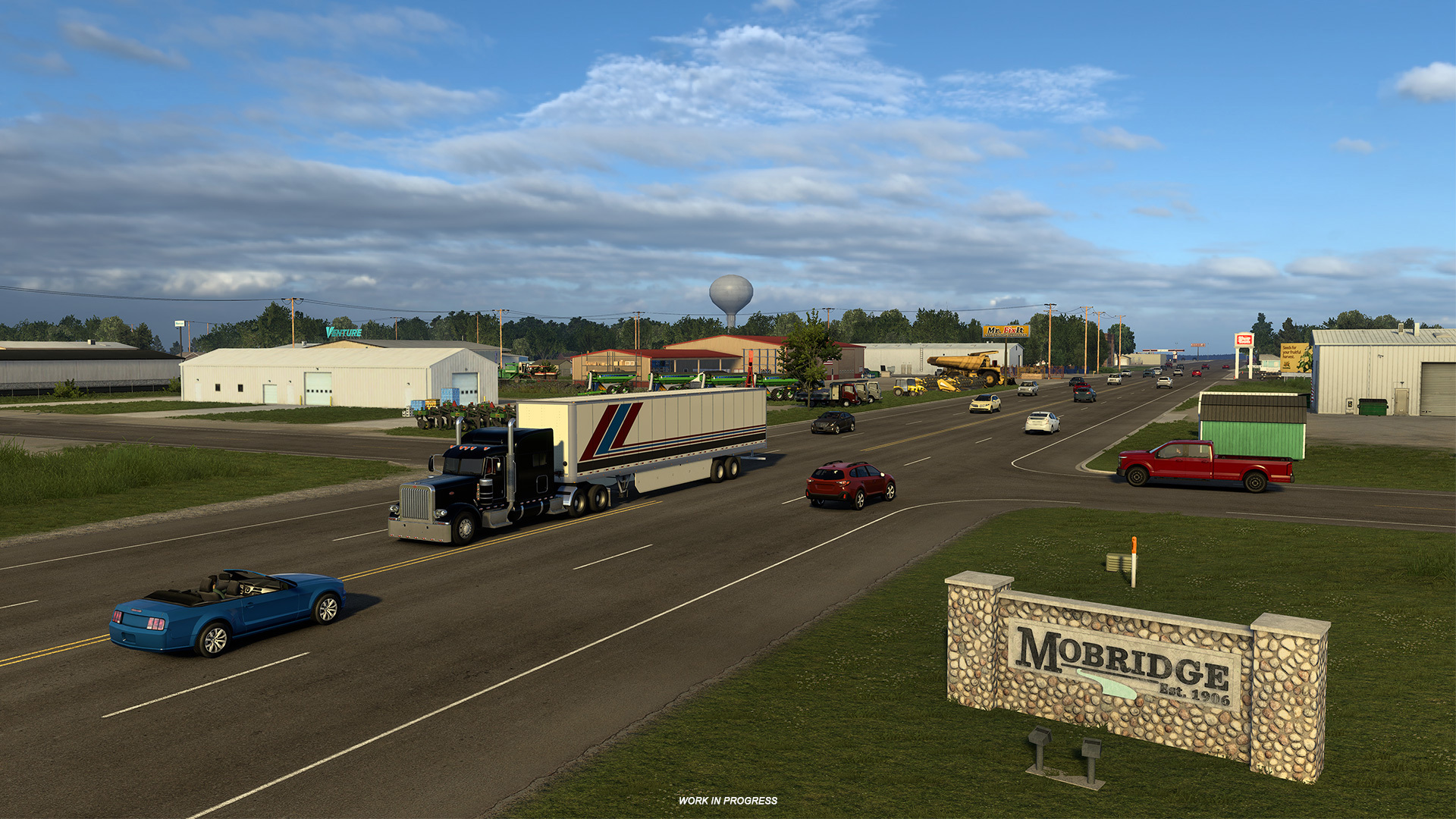 Mobridge downtown street