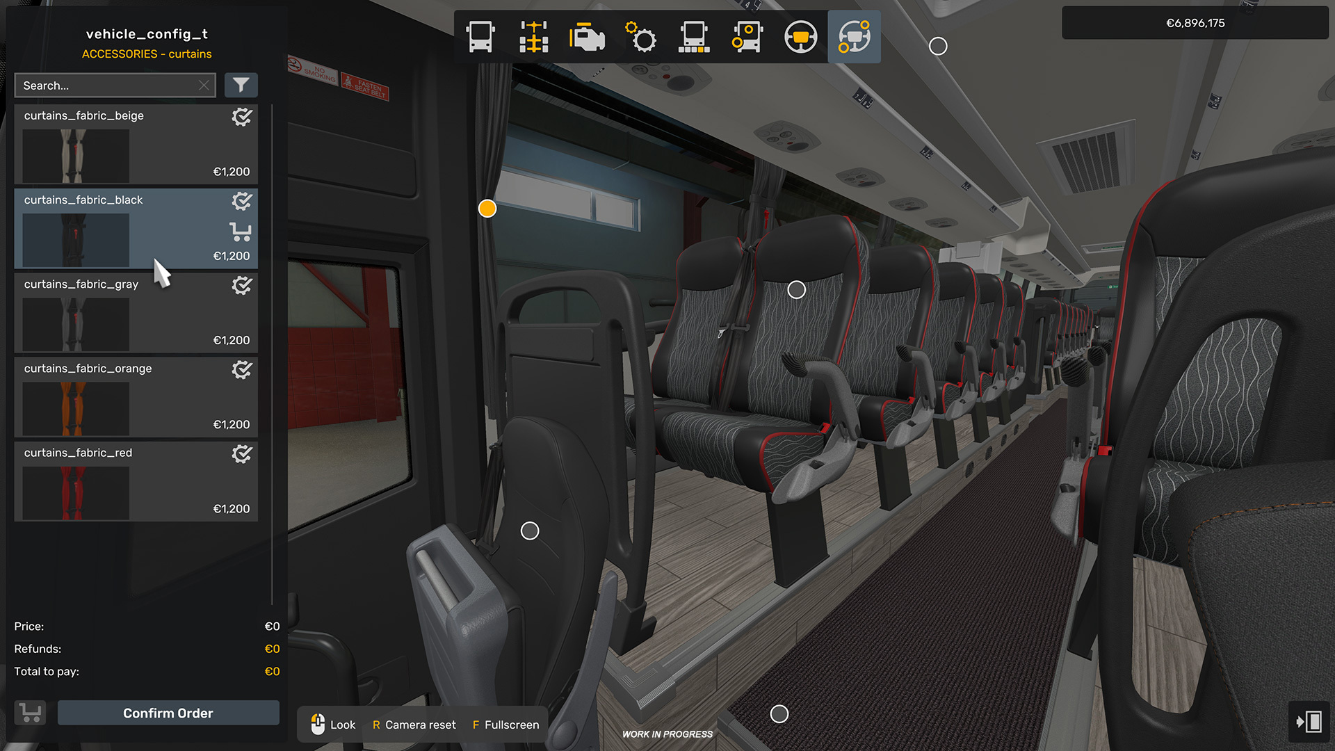Cockpit View and Accessories