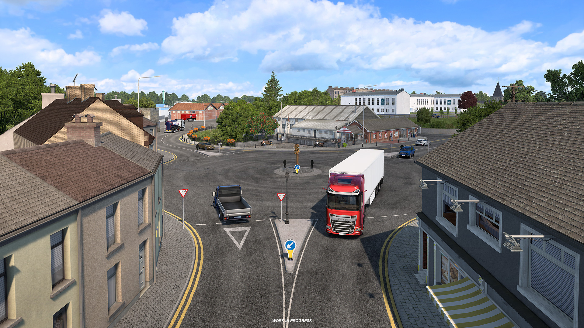 Coastal view in Euro Truck Simulator 2