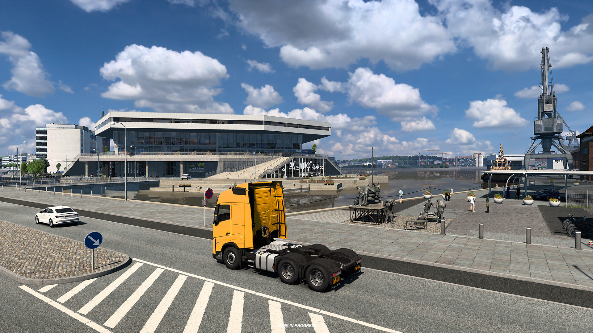 Aarhus cityscape in ETS2