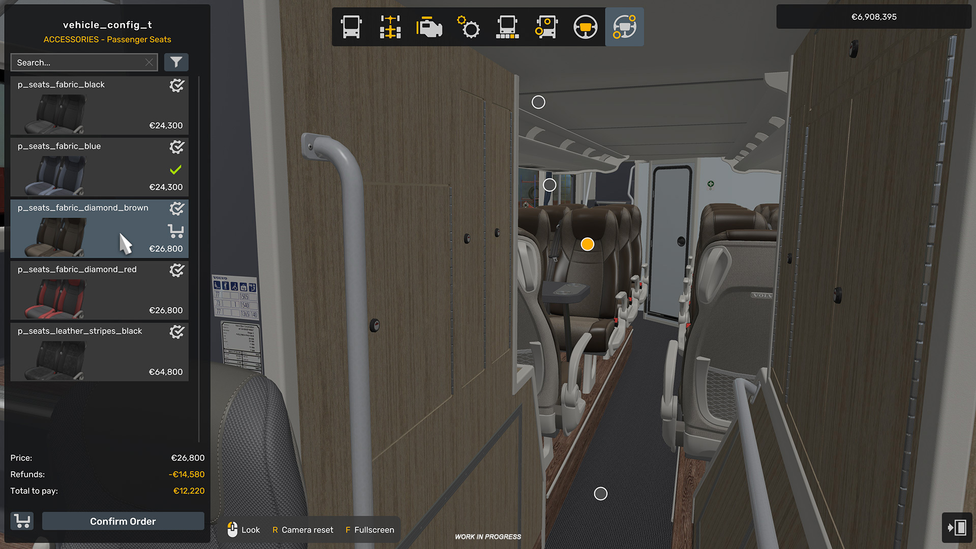 Interior Seating and Upholstery
